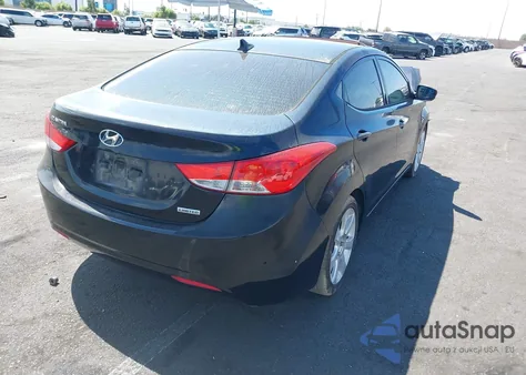 2013 Hyundai Elantra Limited from USA, damaged, VIN KMHDH4AE2DU765202